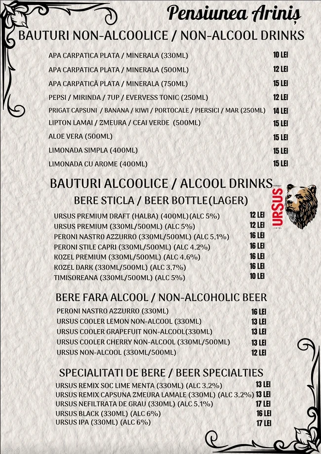 Băuturi non-alcoolice și bere